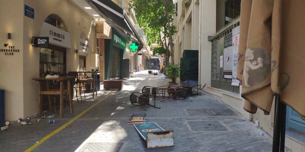 Ένταση στο Ηράκλειο σε πορεία αντιεξουσιαστών