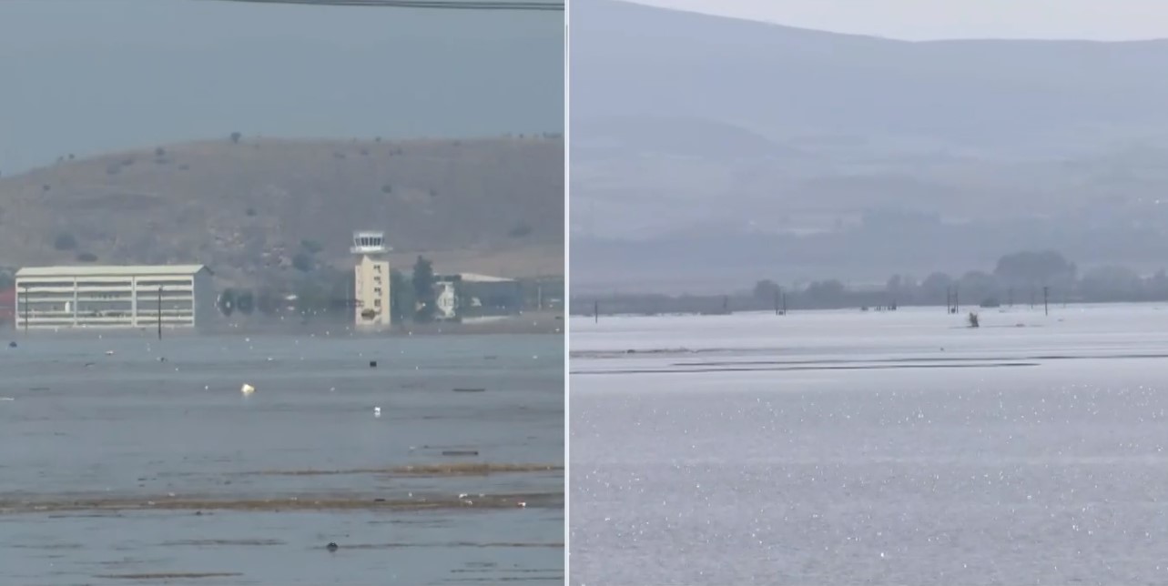 Πάνω από 300.000 στρέμματα βυθισμένα στο νερό στον κάμπο του Κιλελέρ και της Αγιάς (βίντεο)