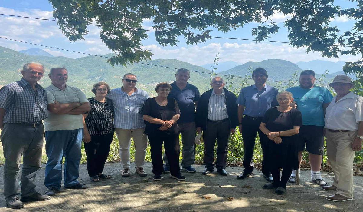 Τα ομογενειακά χωριά του Δήμου Πρεμετής επισκέφθηκε ο Γενικός Πρόξενος της Ελλάδας στο Αργυρόκαστρο