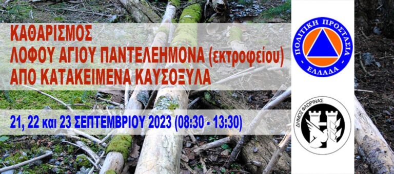 Φλώρινα: Συλλογή ξύλων εκτροφείου του Λόφου του Αγίου Παντελεήμονα