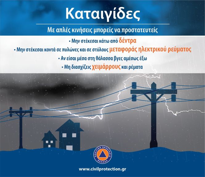 Οδηγίες από τον Δήμο Δίου -Ολύμπου για την κακοκαιρία