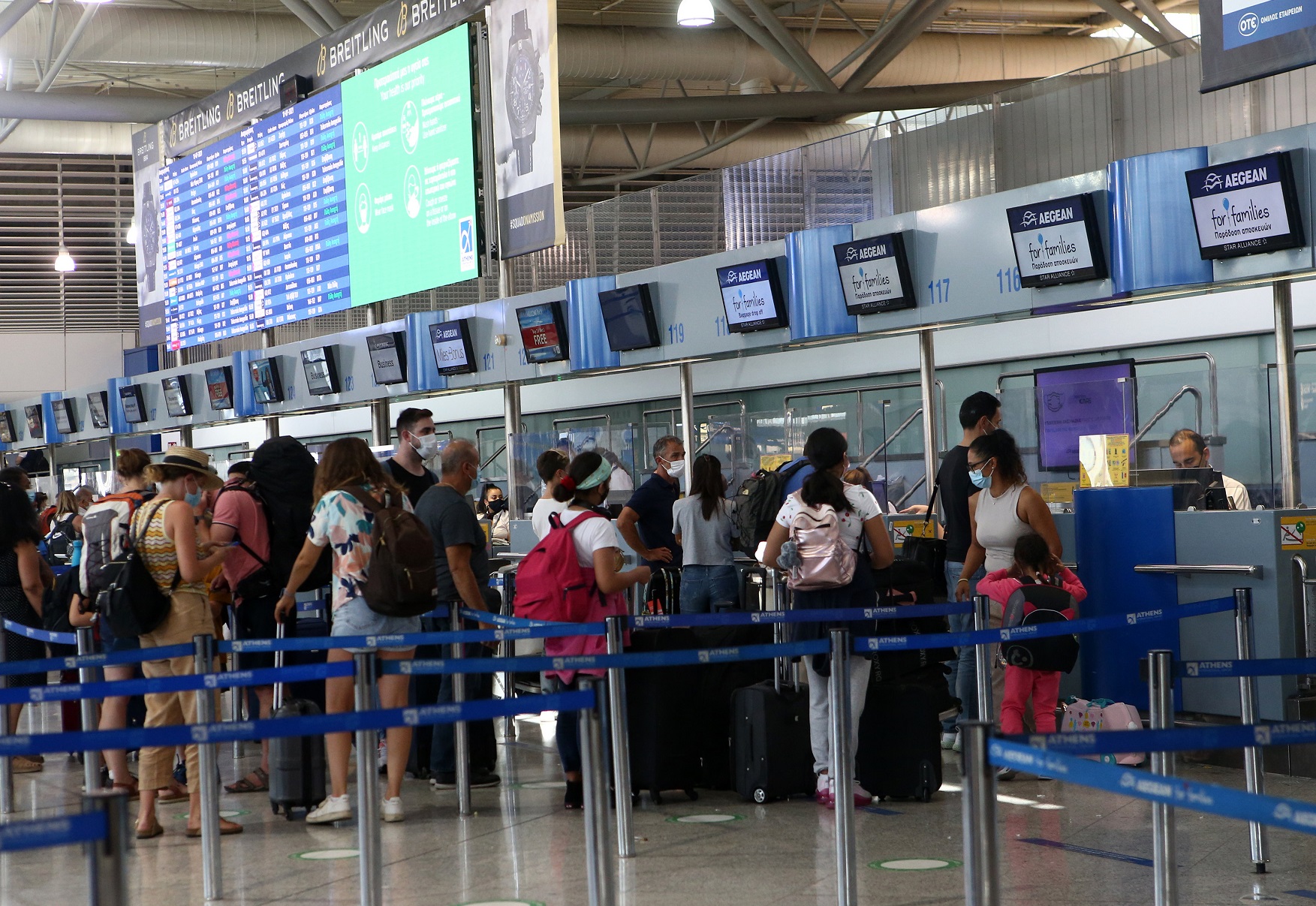 Στα ύψη η επιβατική κίνηση στα αεροδρόμια της χώρας – Περίπου 60 εκατ. επιβάτες από Ιανουάριο έως και Σεπτέμβριο