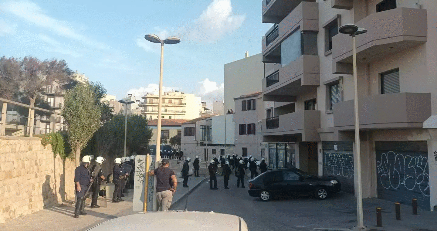 Ηράκλειο: Αστυνομικές δυνάμεις στον αθλητικό σύλλογο “Τηγανίτη”