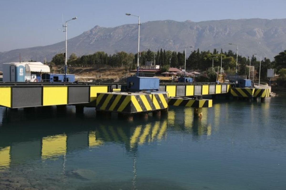 Κόρινθος:  Εκτός λειτουργίας η γέφυρα της Ποσειδωνίας έως τις 21 Οκτωβρίου