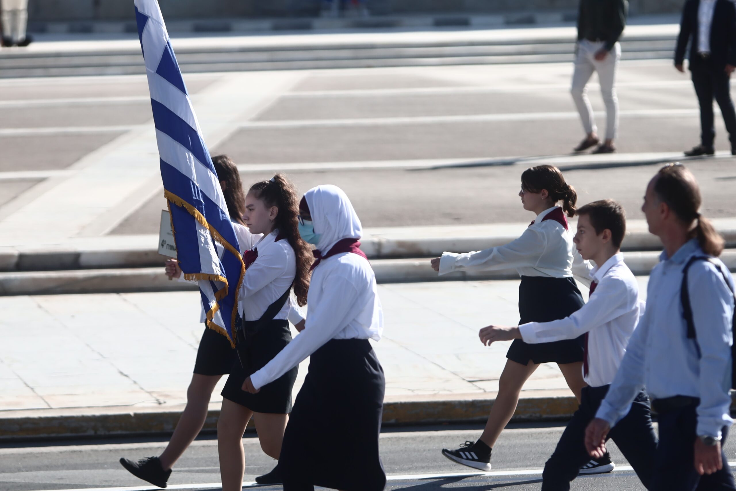 Εθνική Επέτειος 28ης: Συνολικά 235 σχολεία της Αθήνας συμμετείχαν στη μαθητική παρέλαση