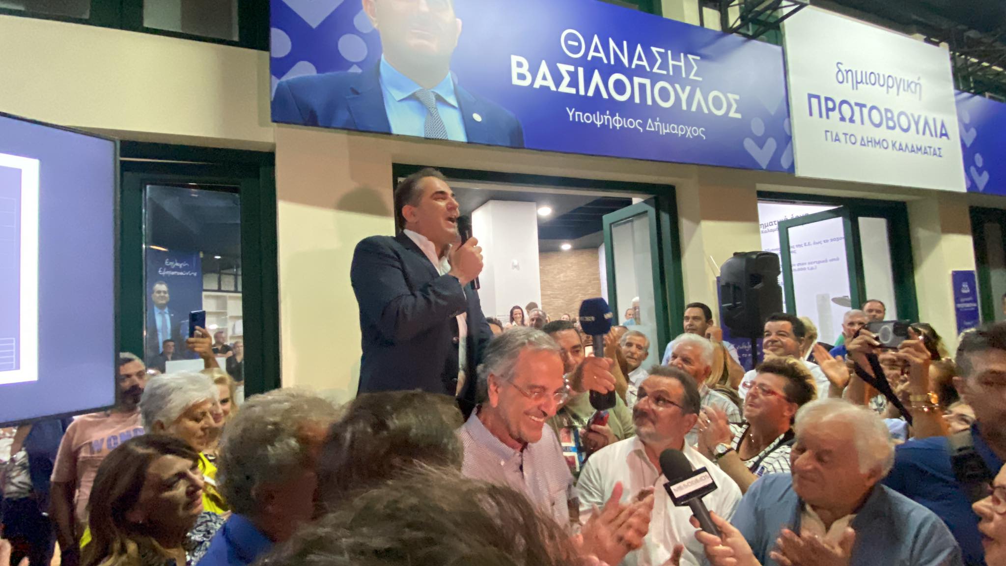 Καλαμάτα: Επανεκλογή Αθανάσιου Βασιλόπουλου στο Δήμο με ποσοστό ρεκόρ