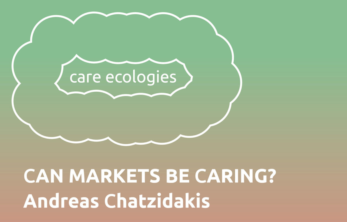 Care ecologies