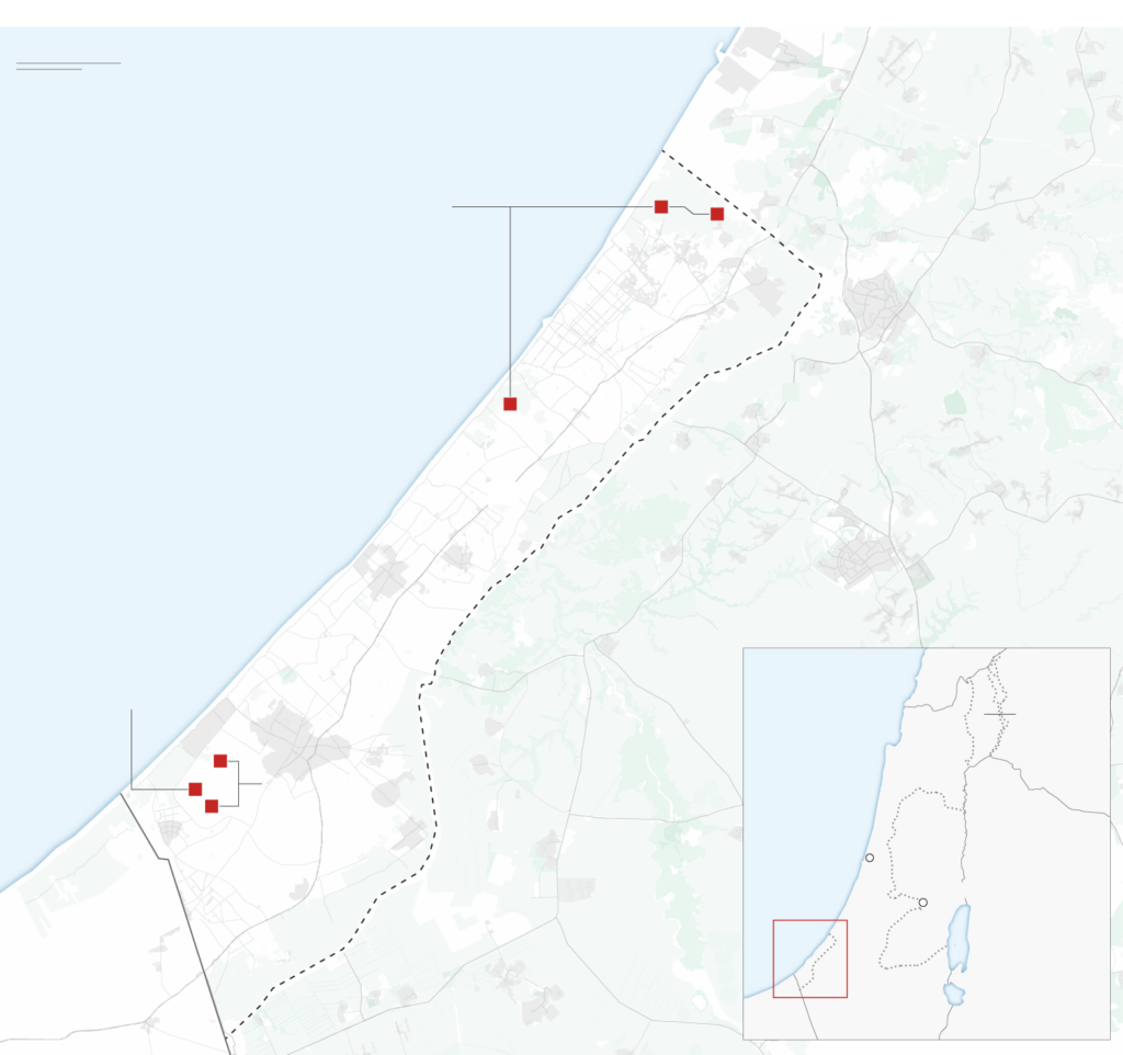 Η Χαμάς εκπαίδευε τους μαχητές της για τη φονική επίθεση σε κοινή θέα, δίπλα στα σύνορα με το Ισραήλ (χάρτης)