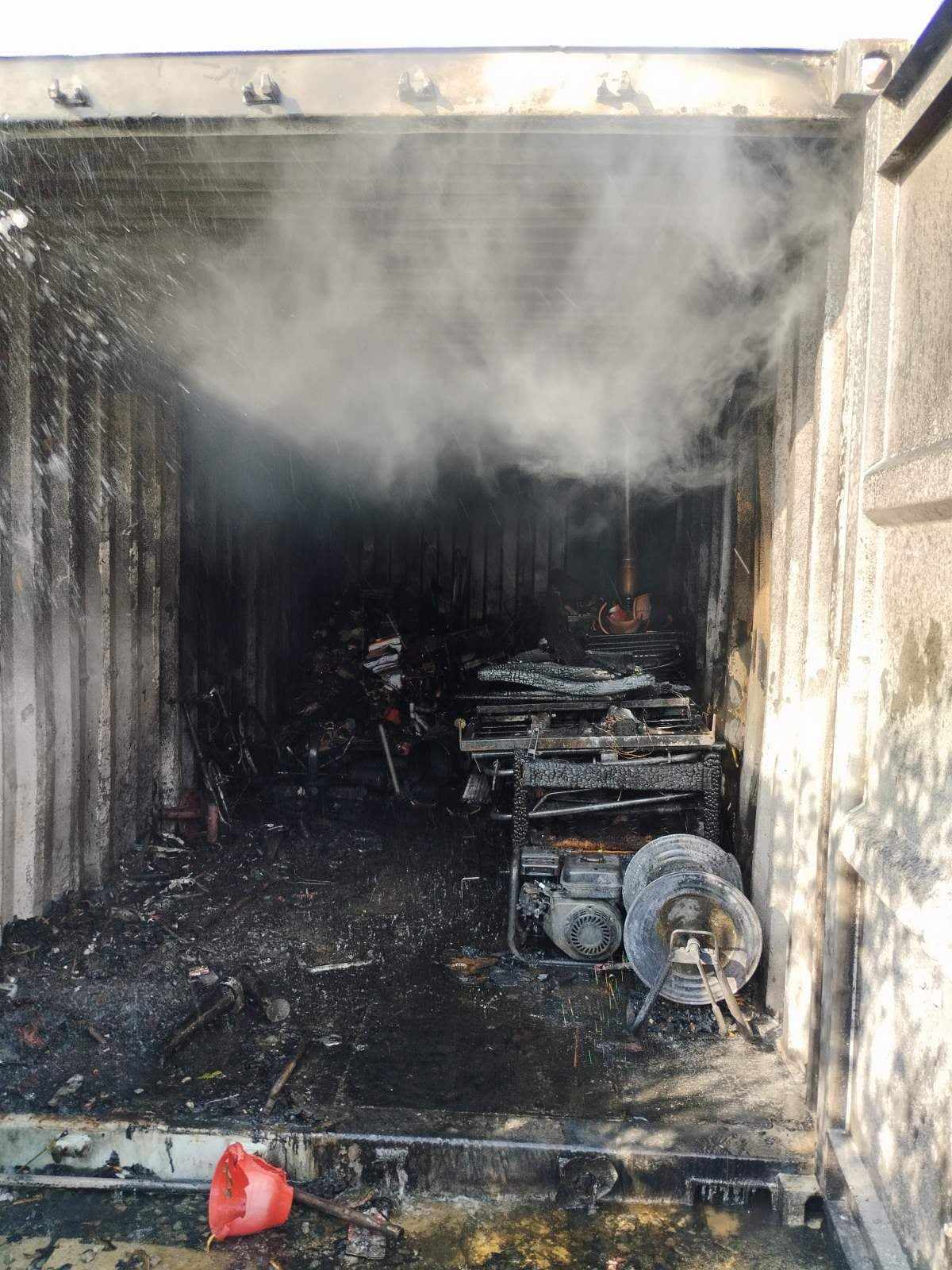Ηράκλειο: Παρανάλωμα του πυρός έγινε αγροτική αποθήκη
