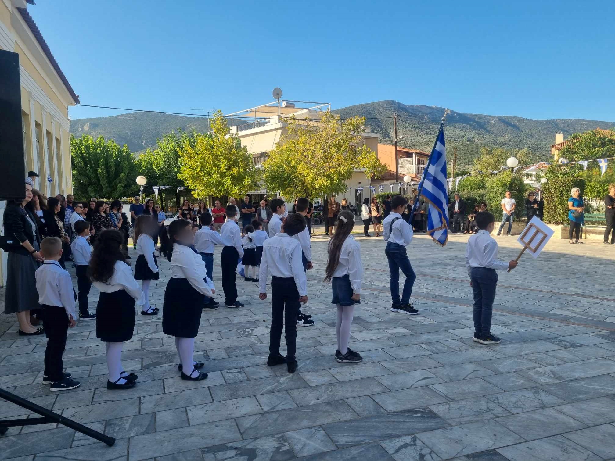 Με λαμπρότητα κα συγκίνηση ο εορτασμός της 28ης Οκτωβρίου στα Δολιανά Αρκαδίας