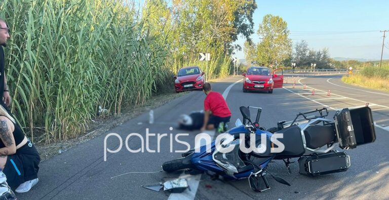 Σοβαρός τραυματισμός 50χρονου σε τροχαίο στον Πύργο
