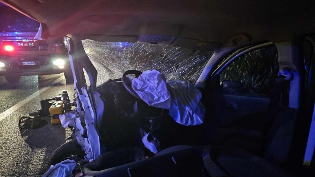 Ηράκλειο: Σοκαριστικές εικόνες από τροχαίο που συνέβη στον ΒΟΑΚ – Δύο τραυματίες