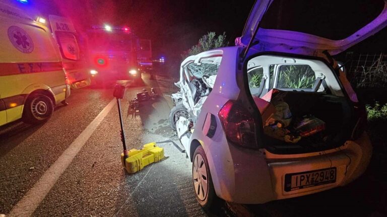 Ηράκλειο: Σοκαριστικές εικόνες από τροχαίο που συνέβη στον ΒΟΑΚ – Δύο τραυματίες