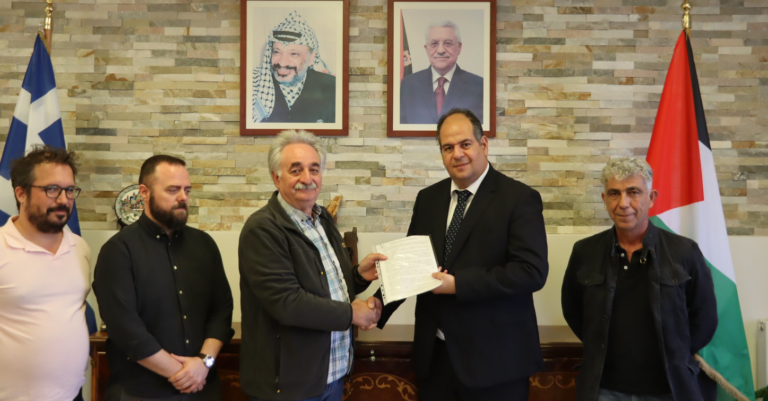 Συνάντηση ΠΑΜΕ με τον Πρέσβη της Παλαιστίνης Yussef Dorkhom