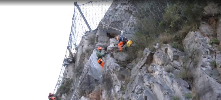 Κλειστή η κοιλάδα των Τεμπών λόγω εργασιών βραχοπροστασίας