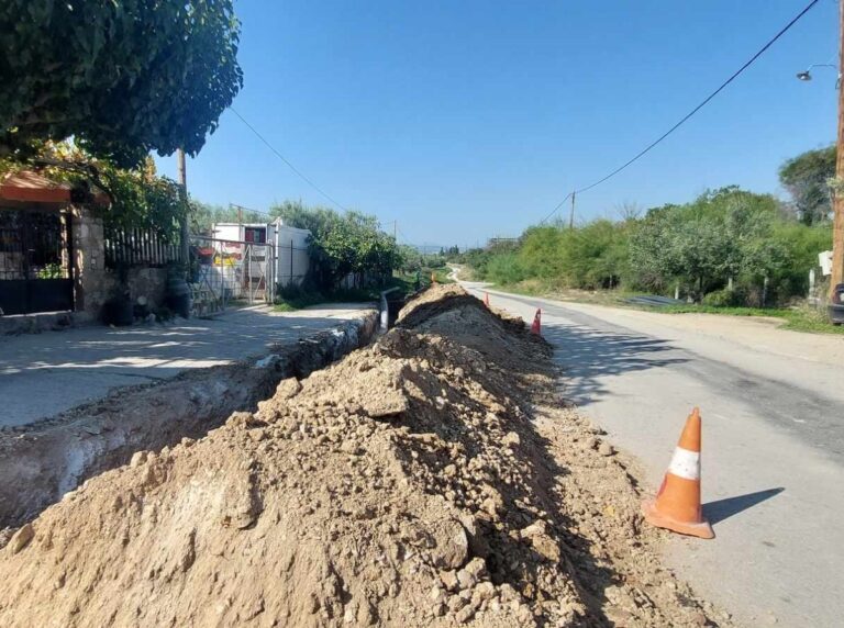 Στην Αρχαία Κόρινθο ο κλάδος άρδευσης των υδάτων του Βιολογικού Καθαρισμού