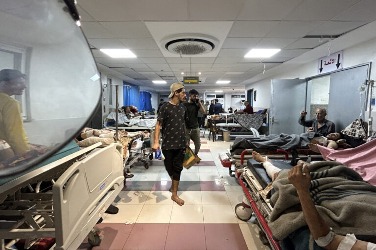 PALESTINIAN-ISRAEL-CONFLICT-HOSPITAL