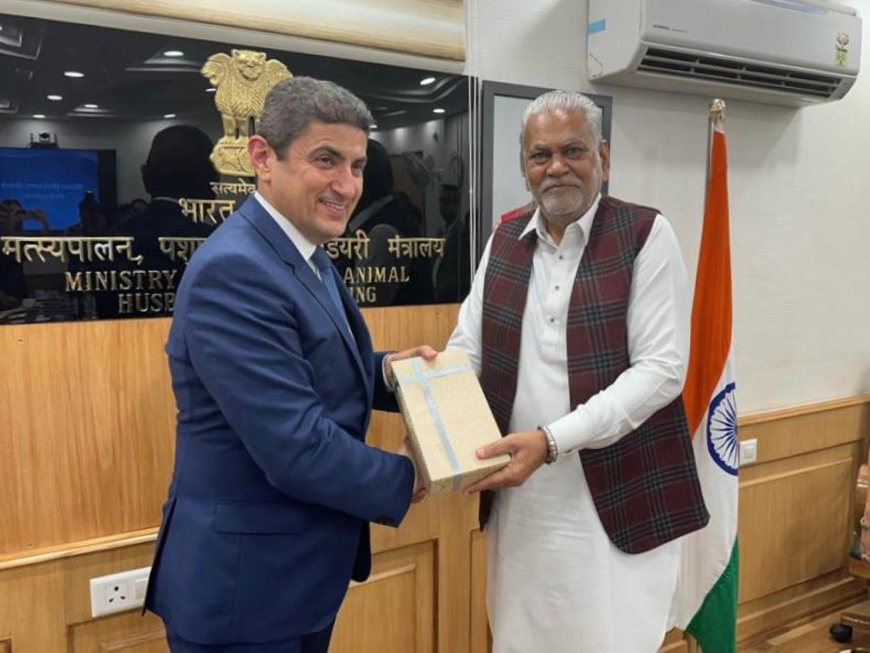 Λ. Αυγενάκης με Ινδούς υπουργούς: Να καταστεί η Ελλάδα κέντρο προώθησης προϊόντων και πύλη εισόδου της Ινδίας στην ΕΕ