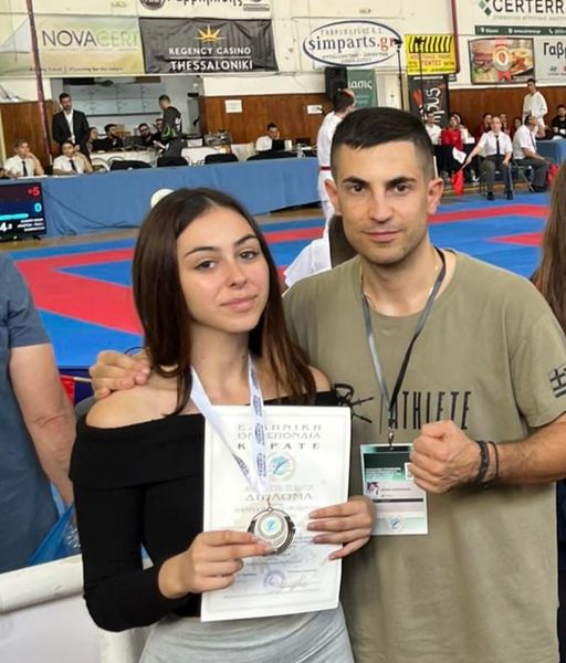 Πύργος: Ασημένιο μετάλλιο στο Πανελλήνιο Πρωτάθλημα Καράτε η Μ. Παρασκευοπούλου