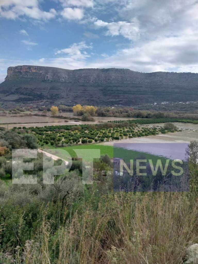 Θεσπρωτία: Υπερχείλισε πάλι ο Καλαμάς – Πλημμύρισαν καλλιέργειες σε Βρυσέλα και Κορύτιανη