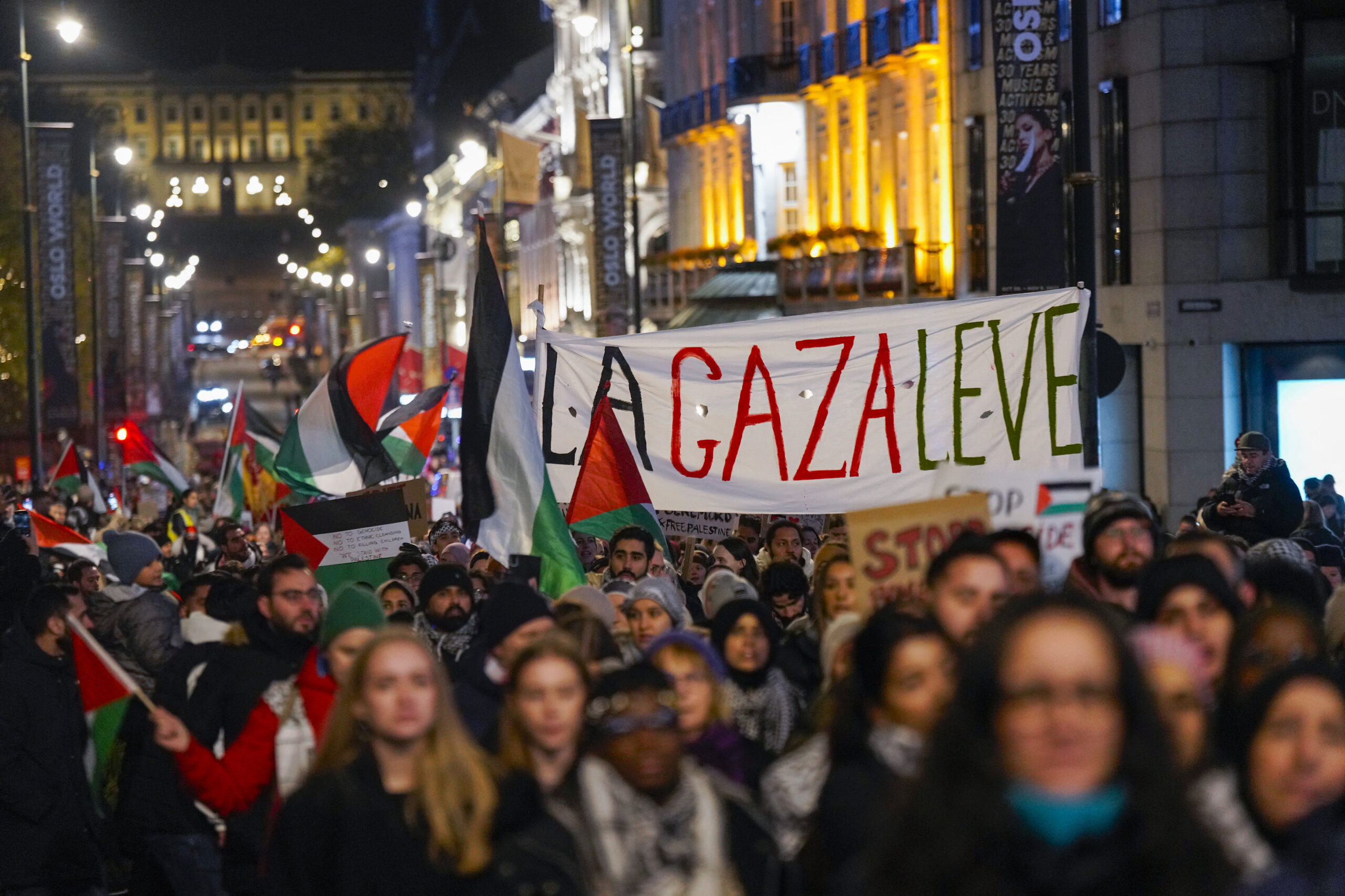 Demonstration for Gaza and for a free Palestine