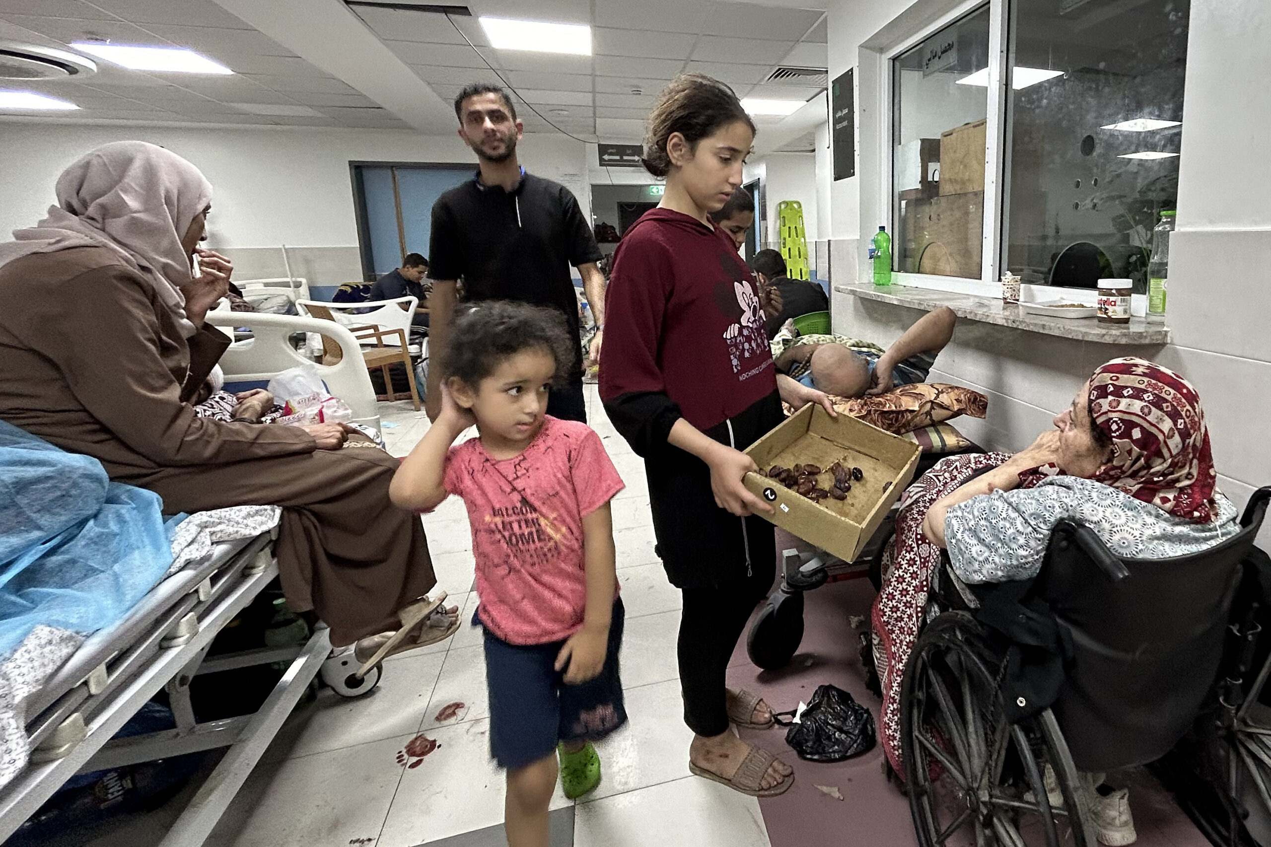PALESTINIAN-ISRAEL-CONFLICT-HOSPITAL