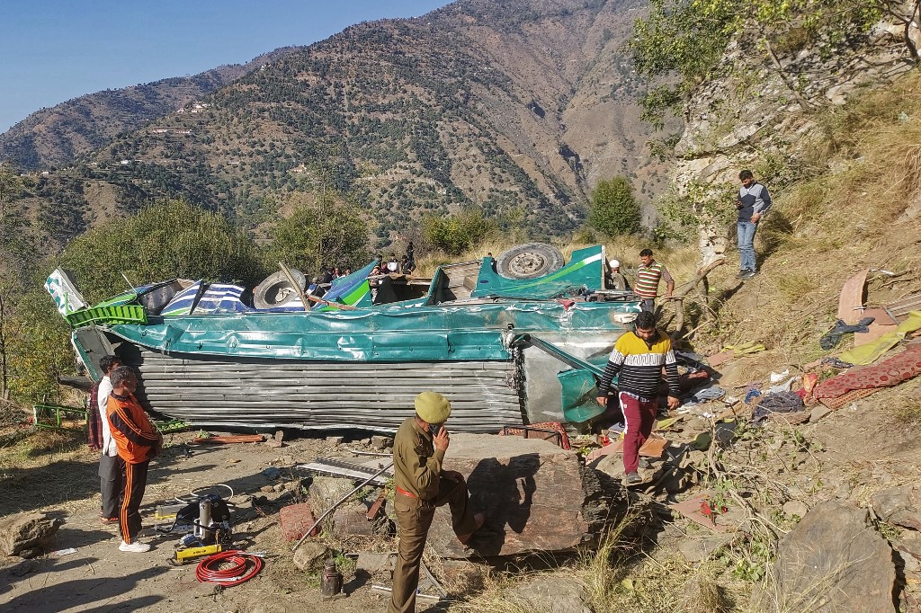 INDIA-BUS-ACCIDENT