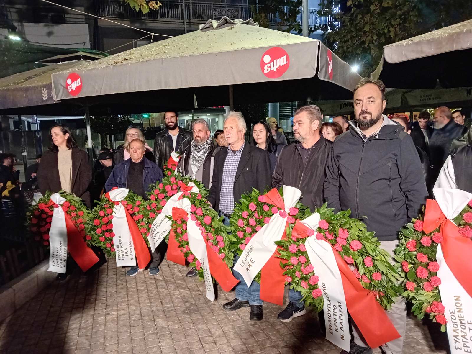 20231117_214731 Λάρισα: Μαζική συμμετοχή στην συγκέντρωση για το Πολυτεχνείο