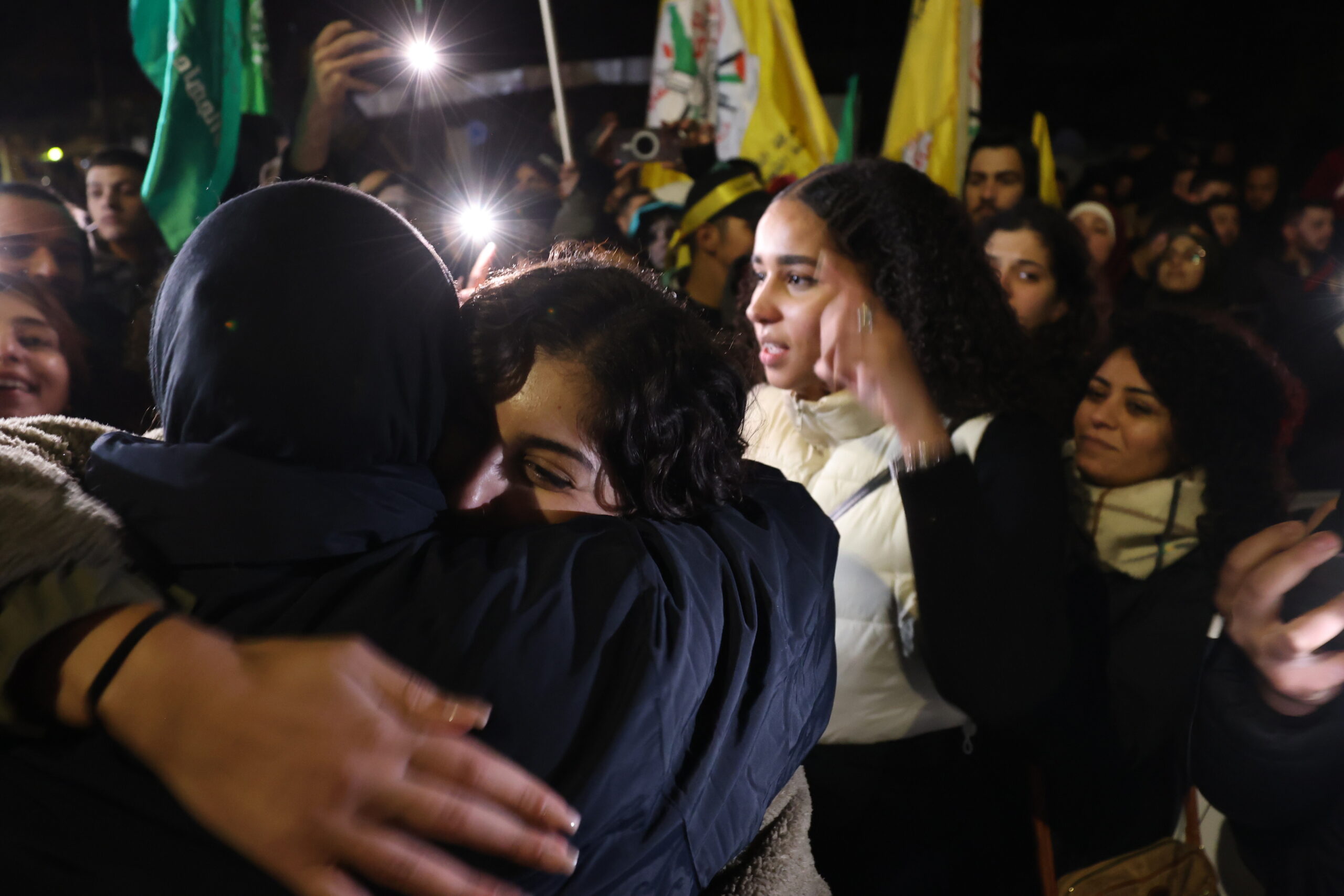 Palestinian prisoners released by Israel return to Ramallah