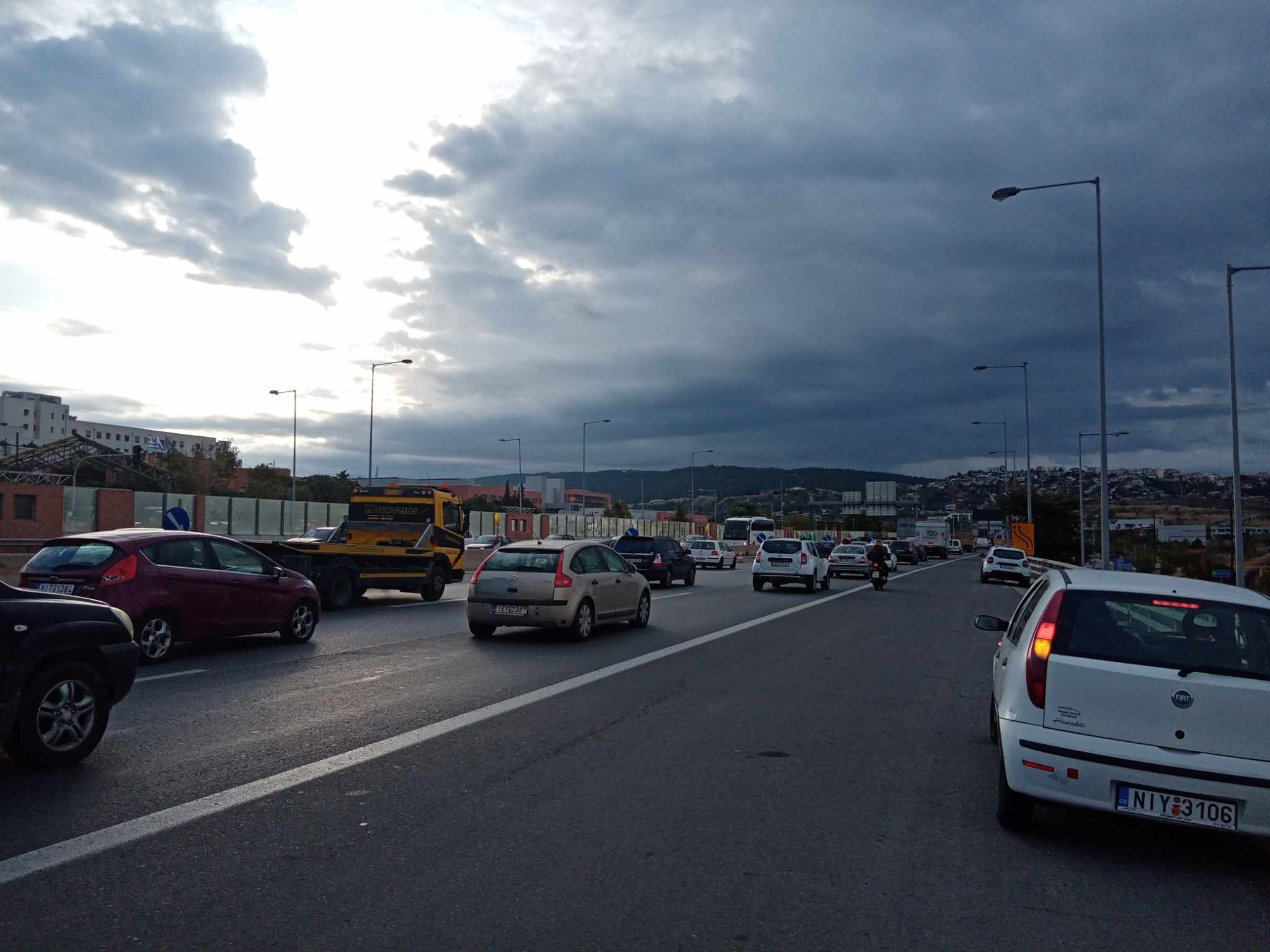 Θεσσαλονίκη: Κλειστή από σήμερα (10/11) μία λωρίδα στον περιφερειακό