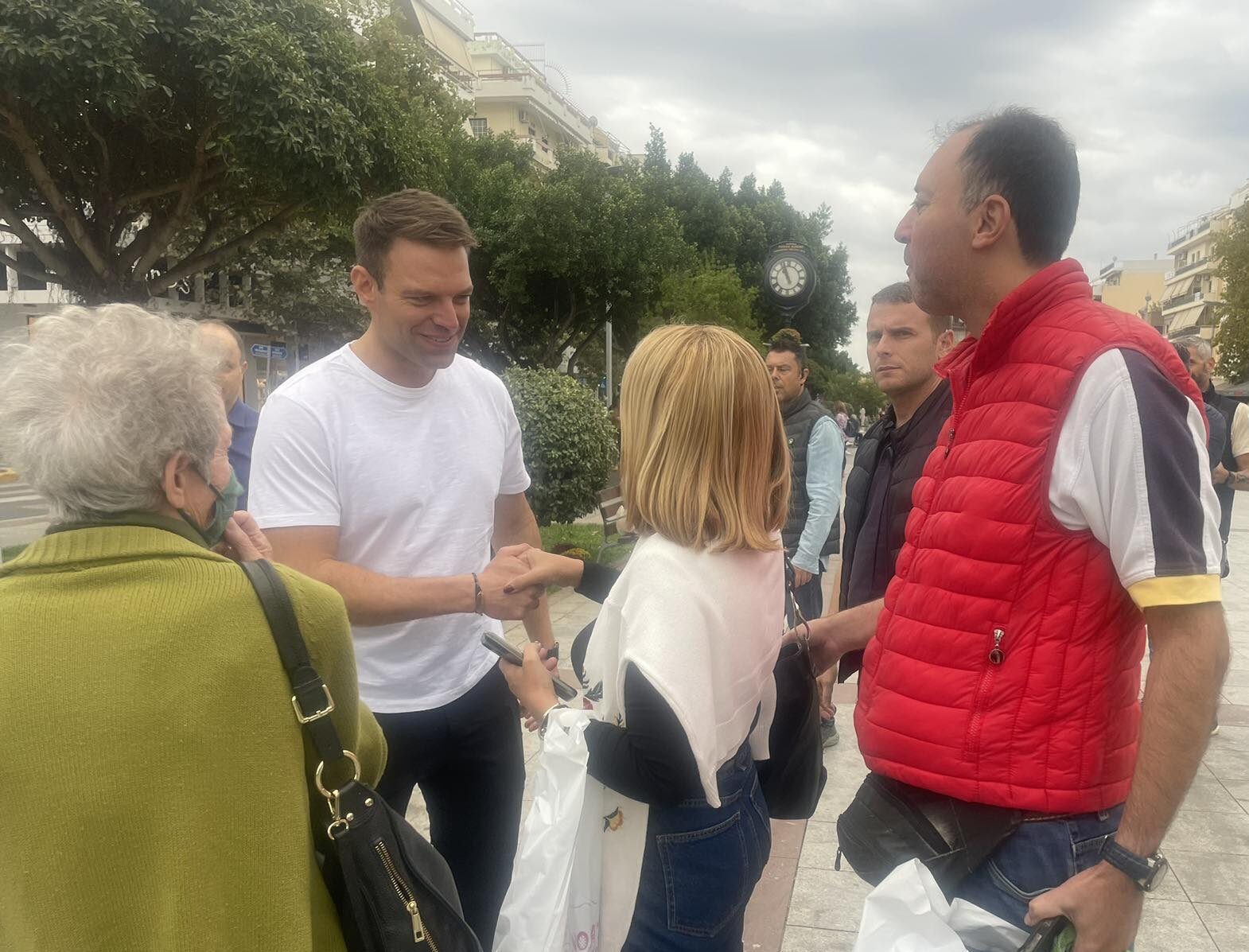 Στην Καλαμάτα ο πρόεδρος του ΣΥΡΙΖΑ Στέφανος Κασσελάκης