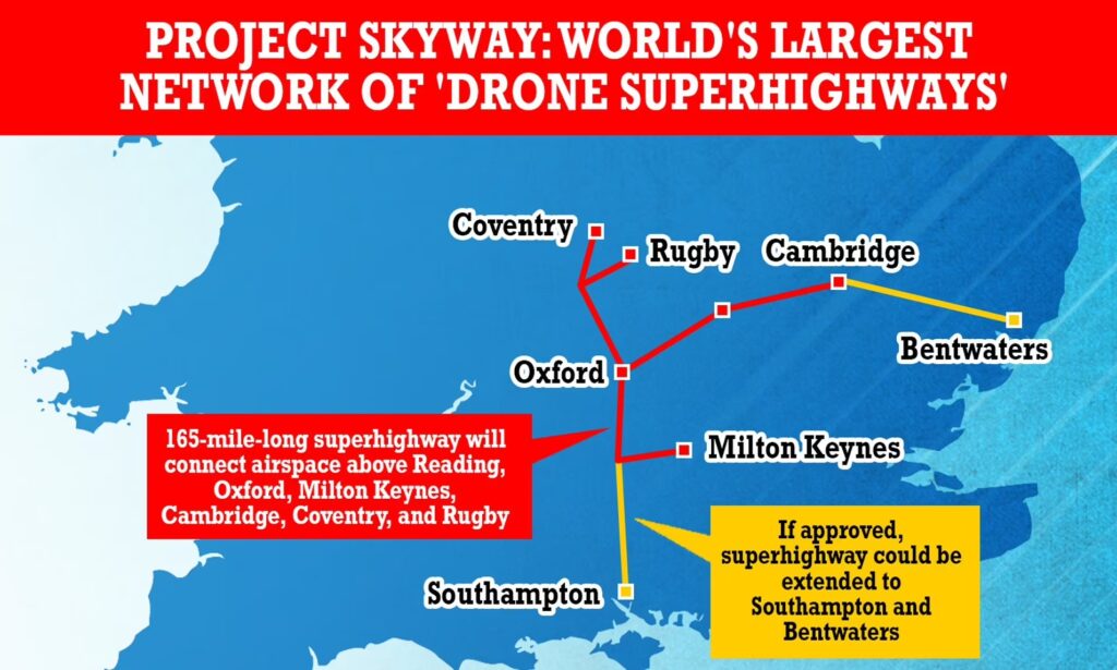 Βρετανία: Δημιουργείται εναέρια λεωφόρος αποκλειστικά για drones