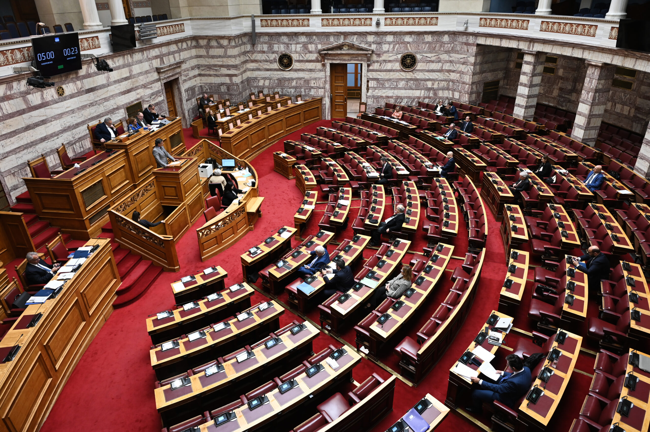 ΣΥΖΗΤΗΣΗ ΣΤΗΝ ΟΛΟΜΕΛΕΙΑ ΤΗΣ ΒΟΥΛΗΣ ΤΗΣ ΠΡΟΤΑΣΗ ΣΤΟΥ ΚΚΕ ΓΙΑ ΣΥΣΤΑΣΗ ΕΞΕΤΑΣΤΙΚΗΣ ΕΠΙΤΡΟΠΗΣ ΓΙΑ ΤΟ ΣΙΔΗΡΟΔΡΟΜΙΚΟ ΔΥΣΤΥΧΗΜΑ ΣΤΑ ΤΕΜΠΗ(ΜΙΧΑΛΗΣ ΚΑΡΑΓΙΑΝΝΗΣ/EUROKINISSI)