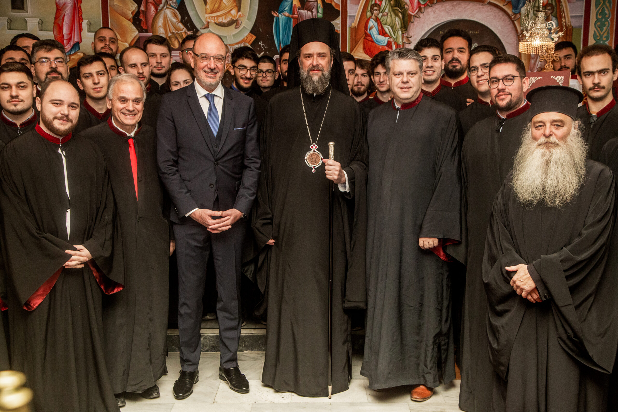 ΕΠΙΣΚΕΨΗ ΤΟΥ ΜΗΤΡΟΠΟΛΙΤΗ ΘΕΣΣΑΛΟΝΙΚΗΣ ΦΙΛΟΘΕΟΥ ΣΤΟ ΑΡΙΣΤΟΤΕΛΕΙΟ ΠΑΝΕΠΙΣΤΗΜΙΟ(ΡΑΦΑΗΛ ΓΕΩΡΓΙΑΔΗΣ/EUROKINISSI)