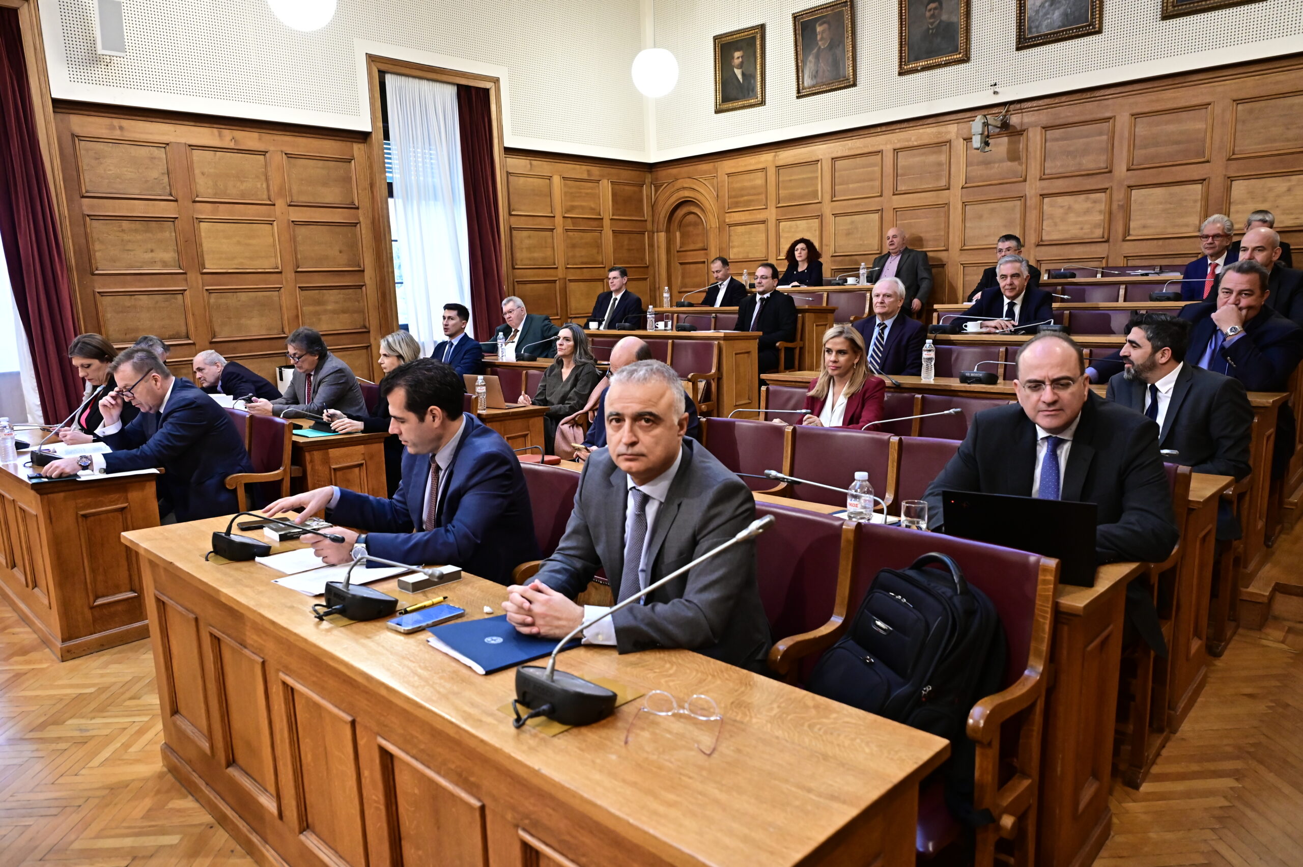 ΣΥΝΕΔΡΙΑΣΗ ΤΗΣ ΕΠΙΤΡΟΠΗΣ ΟΙΚΟΝΟΜΙΚΩΝ ΥΠΟΘΕΣΕΩΝ (ΜΙΧΑΛΗΣ ΚΑΡΑΓΙΑΝΝΗΣ/EUROKINISSI)