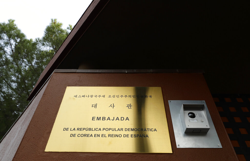 Spain NKorea Embassy Attack