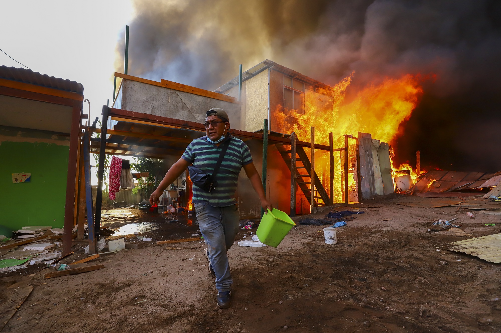 APTOPIX Chile Fire