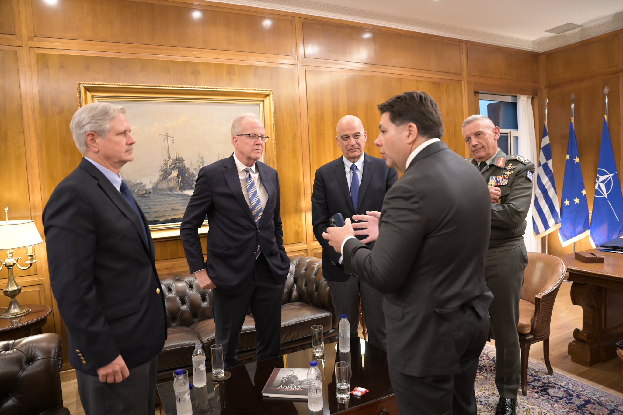 Ν. Δένδιας: Συζήτηση με Γερουσιαστές των ΗΠΑ για Μέση Ανατολή και Ουκρανία