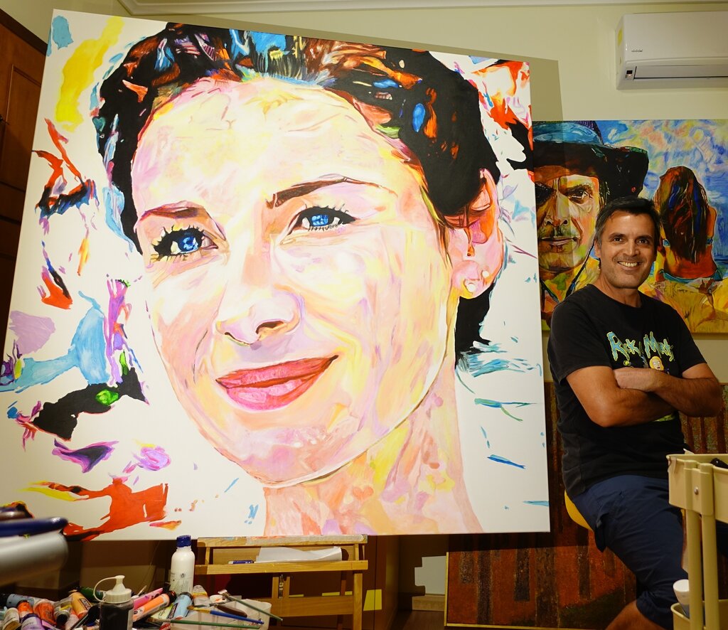 “Το πρόσωπο αντικατοπτρίζει το χρώμα της καρδιάς”: Έκθεση ζωγραφικής του Χρήστου Φραγκισκάτου