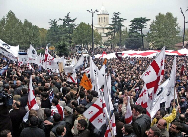 Γεωργία: Η αντιπολίτευση τίμησε την 20η επέτειο από την Επανάσταση των Ρόδων