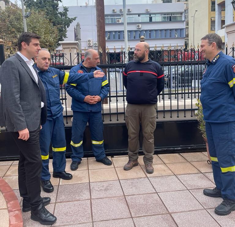 Γιάννης Παπαγεωργίου: «Πρότυπο κοινωνικής προσφοράς η Πυροσβεστική Υπηρεσία και ο Ελληνικός Ερυθρός Σταυρός»