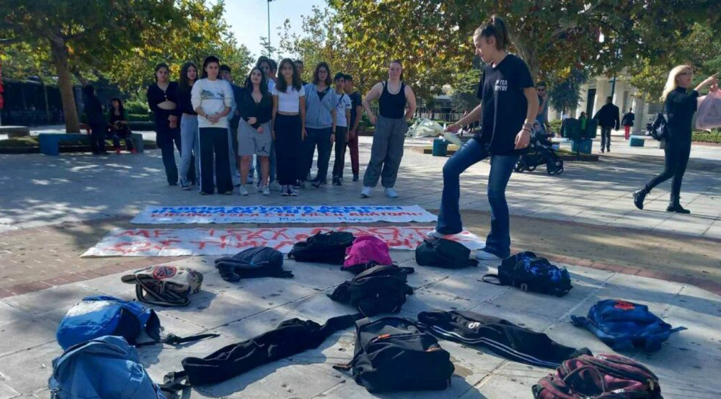 Πύργος: Καταλήψεις σχολείων και κινητοποίηση μαθητών χθες στην κεντρική πλατεία