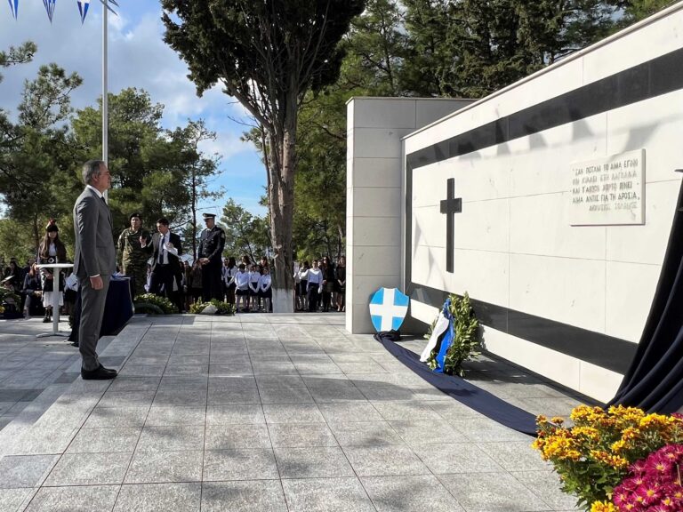 Σε εκδηλώσεις μνήμης για το ολοκαύτωμα της Χερσονήσου της Κασσάνδρας ο Στάθης Κωνσταντινίδης