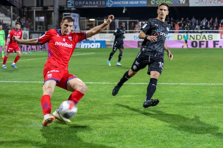 Δείτε τα highlights από την αναμέτρηση ΟΦΗ-Βόλος (1-1) για την 12η αγωνιστική της Σούπερ Λίγκα (video)