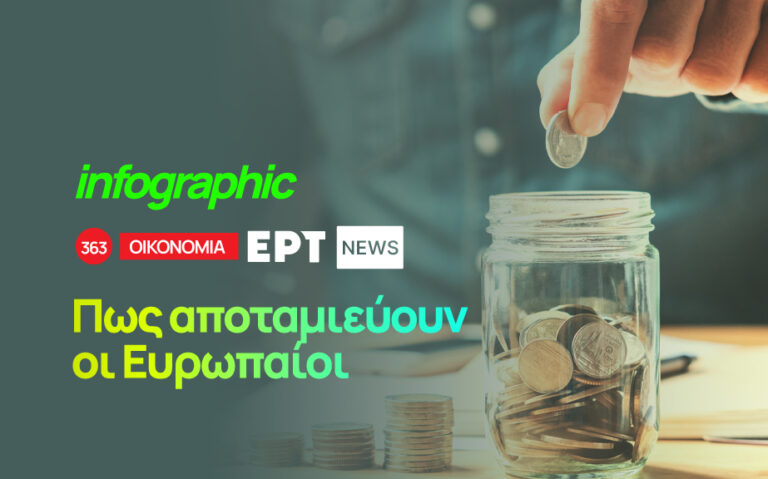 Infographic – Πώς αποταμιεύουν οι Ευρωπαίοι