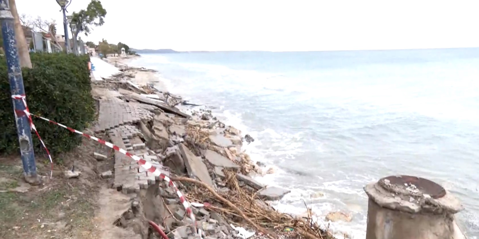 Χαλκιδική: Στα 2 εκατομμύρια ευρώ το ύψος της καταστροφής από την κακοκαιρία στο δήμο Κασσάνδρας