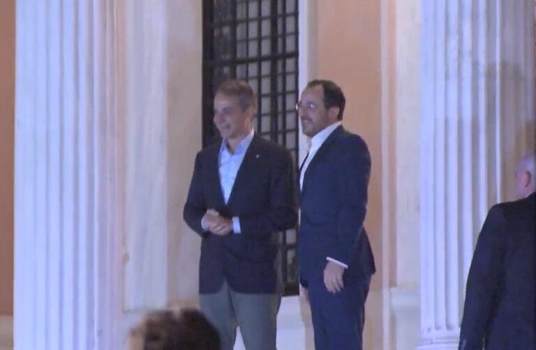 Δείπνο Μητσοτάκη με Χριστοδουλίδη – Κοινές δηλώσεις την Παρασκευή, μετά το 1ο Ανώτατο Συμβούλιο Συνεργασίας Ελλάδας και Κύπρου