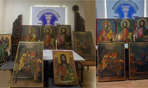 Κλεμμένες εικόνες από τα Ιωάννινα βρέθηκαν σε Μοναστήρι στον Γέρακα Αττικής