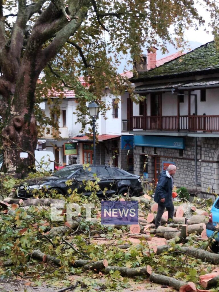 Συνεχίζονται τα έργα αποκατάστασης ζημιών από την κακοκαιρία στην Κόνιτσα