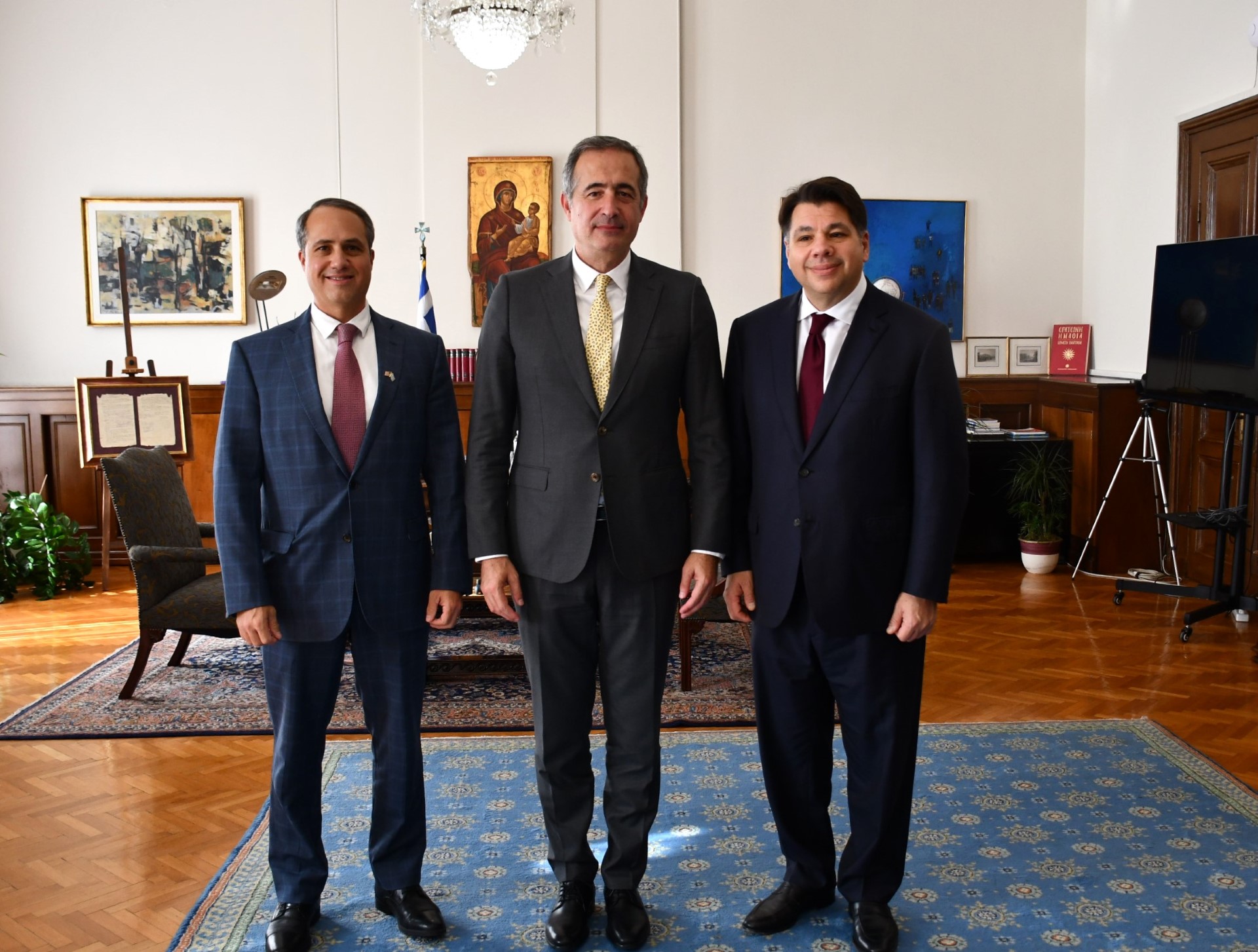 Συνάντηση του Υφυπουργού Μακεδονίας και Θράκης κ. Στάθη Κωνσταντινίδη με τον Πρέσβη των ΗΠΑ στην Ελλάδα